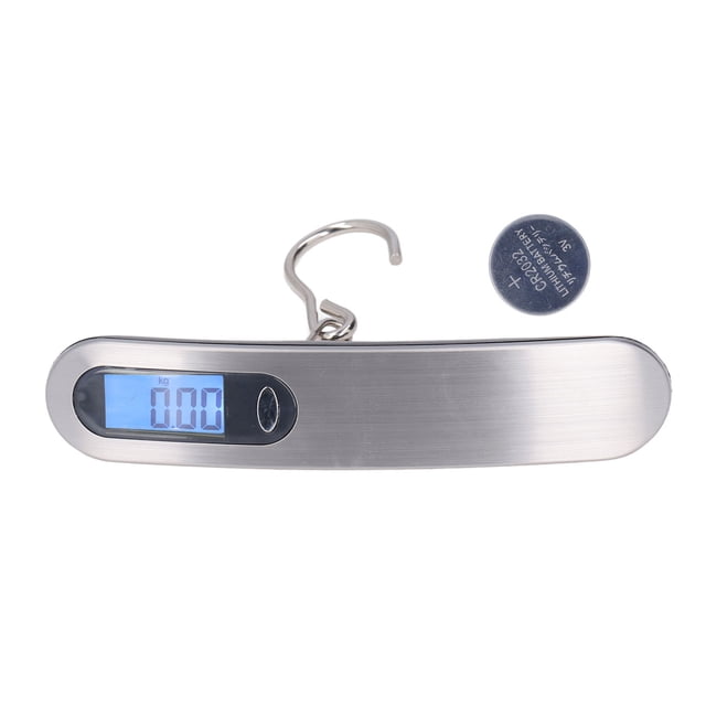 Electronic Hook Scale, Ergonomic Design Multiple Weight Unit Portable Fishing Scale Large Screen For Luggage Weighing