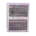 thumbnail image 2 of 126 Clusters DIY Lash Extensions Kit D Curl Fluffy Individual Lash Extensions Kit with 3ml Lash Bond Dual End Tweezers With Black Do, 2 of 5