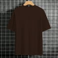 thumbnail image 7 of Razzly Size Small Mens Tops Loose Fit T Shirts for Men T Shirt Folder Board Pack of Mens T Shirts Night Shirts for Men Sleepwear Mens Big And Tall Tee Shirts Medium Shirts for Men Men(Brown,3XL), 7 of 7
