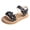 style-13 Black, variant on Gubotare Girls Sandals Little Kid Girls Water Shoes Beach Swim Pool Sandals(Toddler/Little Kid) Size 7 (Black,Toddler 7)