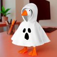 thumbnail image 6 of KuKeDi 2 Pack 7 inch Mini Goose Outfits, White Hooded Cape Clothes for Decorative Goose, 6 of 7