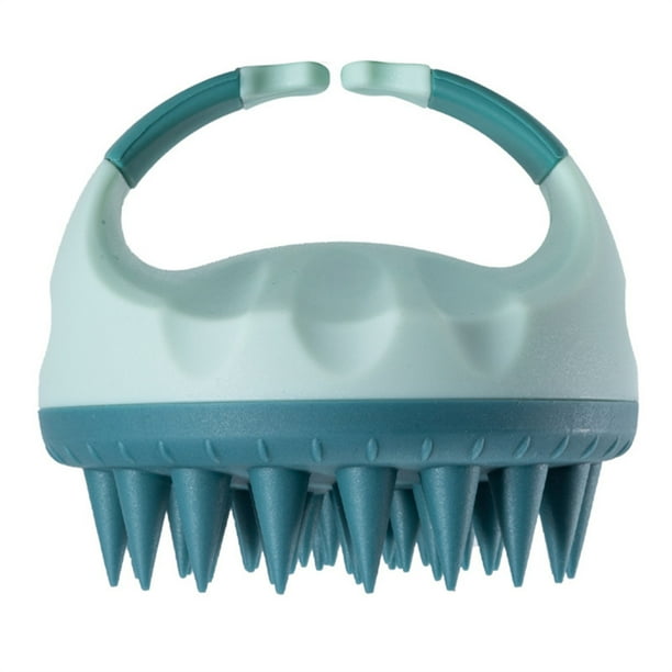 Scalp Scrubber Shampoo Brush Massager Clean Scalp Comb with Handle ...