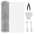 thumbnail image 1 of Galvanized Hexagonal Wire Mesh Garden Fence for Poultry, Pets & DIY Projects, 1 of 8