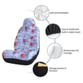 thumbnail image 4 of Uemuo coffee love cup winter Pattern Car Seat Covers for Front Seats Waterproof Seat Covers for Cars, Universal Auto Front Seats Protector Fits for Car-1, 4 of 6