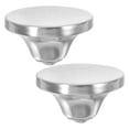 thumbnail image 1 of EeaseCA 2pcs Stainless Steel Replacement Knobs Universal Pot Lid Handle Knobs for Glass Pot Cover, 1 of 8