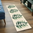 thumbnail image 5 of Green Botanical Kitchen Runner Rug 2x6 Washable Runners for Hallway Non Slip Tropical Leaves Farmhouse Large Area Rug Indoor Floor Carpet for Bathroom Laundry Entryway Bedroom Living Room, 5 of 8