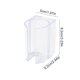 thumbnail image 2 of Organizador de estante de maquinilla de afeitar de plástico montado en la pared | Estante de almacenamiento adhesivo para baño o cocina | Acabado transparente/blanco | Diseño impermeable sin, 2 of 5