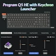 thumbnail image 3 of Keychron Q5 HE 96% QMK Wireless Custom Hall Effect Gateron Magnetic Switch RGB Keyboard for Mac Window & Linux Black, 3 of 7