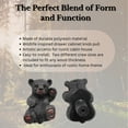 thumbnail image 2 of Black Bear Drawer Pull Cabinet Knob Dresser Handle Cabin Lodge Woodland Decor, 2 of 8