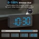 thumbnail image 4 of Reloj Despertador Digital de Madera USCCE con Doble Alarma y Puerto USB, 4 of 8