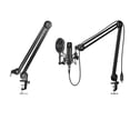 thumbnail image 2 of Microphone Boom Arm Stand Heavy Duty 360 Adjustable Metal Mic Stand Desktop, 2 of 5