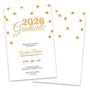 Personalized Glitter Graduate Graduation Party Invitation