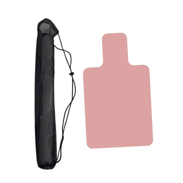 Pilates Reformer Mat Cover 38 x 22 en goma de goma de goma Pilates Reformer Machine Toilel Padt para entrenamiento de equilibrio en el hogar Accesorio Rosa