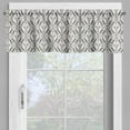 thumbnail image 2 of Ambesonne Ethnic Valance Pack of 2, Abstract Deer Heads Image, 42"X12", Pearl and Charcoal Grey, 2 of 5