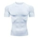 thumbnail image 1 of Playeras Hombre Gimnasio Hombres Letras Teñidas Cuello Redondo Manga Corta Camiseta Casual Tendencia Suelta Y Cómoda Superior, 1 of 3