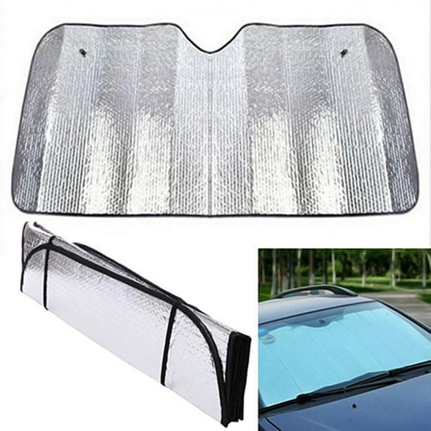 HEVIRGO 1Pc Foldable Car Windshield Visor Cover Front Rear Block