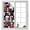 Red, variant on Window Privacy Film Red Black Geometric Stained Glass Window Film Decorative Sun Block Window Cover Modern Color Block Abstract Window Clings Static Adhesive Sticker for Bathroom 23.6"x59"