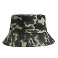 thumbnail image 2 of Only Moment Green Womens Beach Sun Hat Cotton Foldable, 360° Protection UV Protection Breathable Summer Travel Beach Hat One Size, 2 of 3