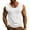 White, variant on Men's Hooded Tank Top Solid Color Sleeveless T-shirt Fitness Singlet Bodybuilding Vest Muscle Tee for Sports Gym Daily Wear