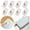 8pcs Steel Ball, variant on 8pcs Self Adhesive Caster Wheels Mini Swivel Stainless Steel Paste 360 Degree Rotation Sticky Pulley For Bins Storage Box