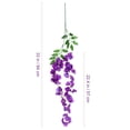 thumbnail image 2 of Hytrove 12Ud Guirnalda Colgante De Flores Artificiales Para De Puertas Y Pared, 2 of 6