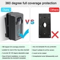 thumbnail image 3 of Soporte de revestimiento de vinilo compatible con timbre Blink, ángulo ajustable de 30 a 140 grados (solo revestimiento de vinilo estándar de 4 pulgadas), accesorios para sistema de seguridad de timbr, 3 of 5
