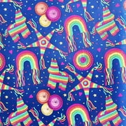 Jillson & Roberts Bulk Gift Wrap, Fiesta, Full Ream 833' x 24"