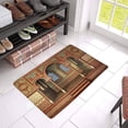 thumbnail image 2 of MKHERT Vintage 3D Middle Eastern Fairytale Oriental Palace Architecture Doormat Rug Home Decor Floor Mat Bath Mat 23.6x15.7 inch, 2 of 3