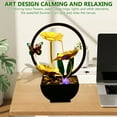 thumbnail image 4 of Pcapzz Tabletop Water Fountain USB Powered Tabletop Fountain with Natural Rocks and LED Ring Lights Desktop Waterfall Fountain Tabletop Humidifier for Indoor-butterfly-, 4 of 11