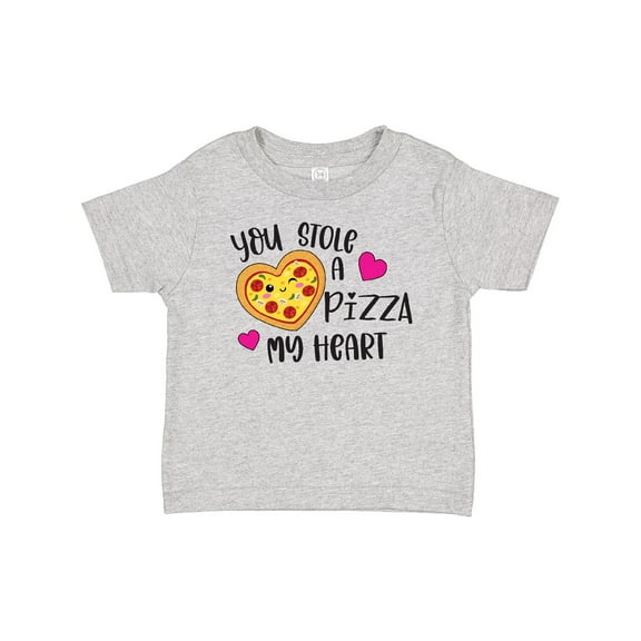 Inktastic Valentine's Day You Stole a Pizza of My Heart Boys or Girls Baby T-Shirt