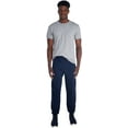 thumbnail image 2 of Jerzees Men's Adult Elastic Bottom Sweatpants X Sizes, Navy, 3X-Large, 2 of 8