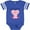 Football Blue and White, variant on Inktastic Aditi My Pap Pap Loves Me Boys or Girls Baby Bodysuit