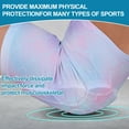 thumbnail image 6 of TUOYR Compression Padded knee Sleeve Knee Protection Anti-Slip Leg Sleeve with Protective Pad for Football Basketball Baseball Volleyball - Adult & Youth Size (Scale Pink, 1 Pair), 6 of 8