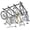 for 4 bikes, variant on Bicycle Storage Hooks for 4 bikes Ceiling Mount Storage System
