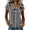 *Black, variant on VBVC Women's Gingham Peter Pan Collar Shirts , Ladies' Cap Sleeve Button Down Blouses , Casual Summer Fitted Tops For Women,Black,S-3XL