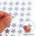 thumbnail image 3 of Uxcell 3000 Pcs Star Reward Stickers, 50 Sheet Sparkling Self Adhesive Colorful Sticker, Silver Tone, 3 of 7