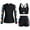 OTHER, variant on Gunia Teen Girl Swimsuit 3 Piece Rash Guard Set Long Sleeve Bathing Suits With Shorts Push Up Bikini Sets Skin-Friendly Swimwear,Size 13 Years-14 Years