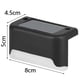 thumbnail image 2 of Luces solares para escalones de exterior, luces solares LED blancas cálidas impermeables con modo de trabajo automático para decoración de caminos de patio y fácil instalación, 2 of 5