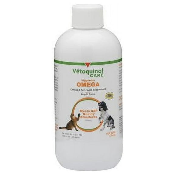 Vetoquinol Aller G-3 Liquid Supplement with Pump for Dogs Cats 8 oz.