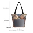 thumbnail image 5 of Fotbe Rustic Tile Pattern Pattern Beach Tote,Shoulder Handbag,Spacious Tote Bag,Lightweight Travel Bag,Versatile Shopping Bag, 5 of 9