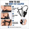 thumbnail image 5 of Body Fat Caliper and Measuring Tape Set, Skinfold Calipers and Body Measuring Tape for Fitness Tracking, TIKA, 5 of 7