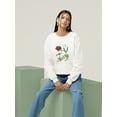 thumbnail image 2 of Spring Delight Sweatshirt Women -Sydenham Edwards Designs, Female Small, 2 of 4