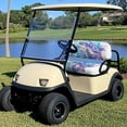 thumbnail image 4 of Pzuqiu Golf Cart Seat Cover, Compatible with Outdoor, Golf Cart Front Seat Cover Set Suitable for Club Car Precedent Breathable, Turtle Watercolor, 4 of 10
