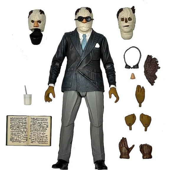Universal Monsters 7" Ultimate The Invisible Man Action Figure, by NECA