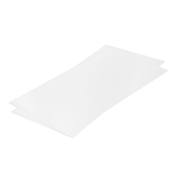 ABS Plastic Sheet 24 " x 12 " x 0.02 " ABS Styrene Sheets White 2 Pcs
