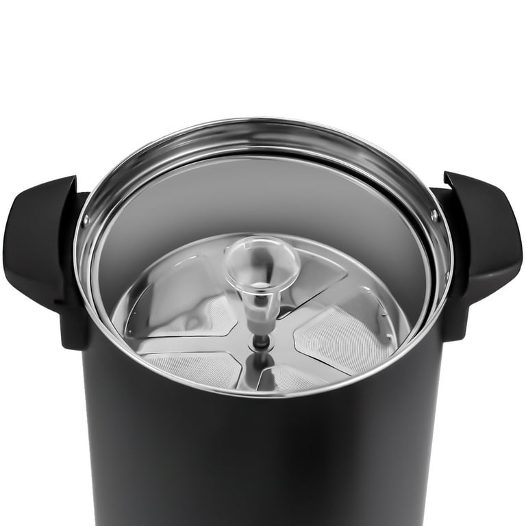 Commercial Coffee Urn, 22-Cup Stainless Steel Percolate Coffee Pot Coffee  Maker Hot Water Urn Hot Drink Dispense 6L