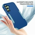 thumbnail image 2 of Dteck for Samsung Galaxy A54 5G Case, Shockproof Heavy Duty Dual Layer Outdoor Drop Protection Dustproof Armor Cover Hybrid Rugged Sports Matte Phone Case for Galaxy A54 5G 2023, navy+grayish green, 2 of 8