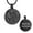 B/Black, variant on Round with Paw Print Pet Cremation Jewelry for Ashes Urn Necklace Lockets for Dog Cat Ashes Holder