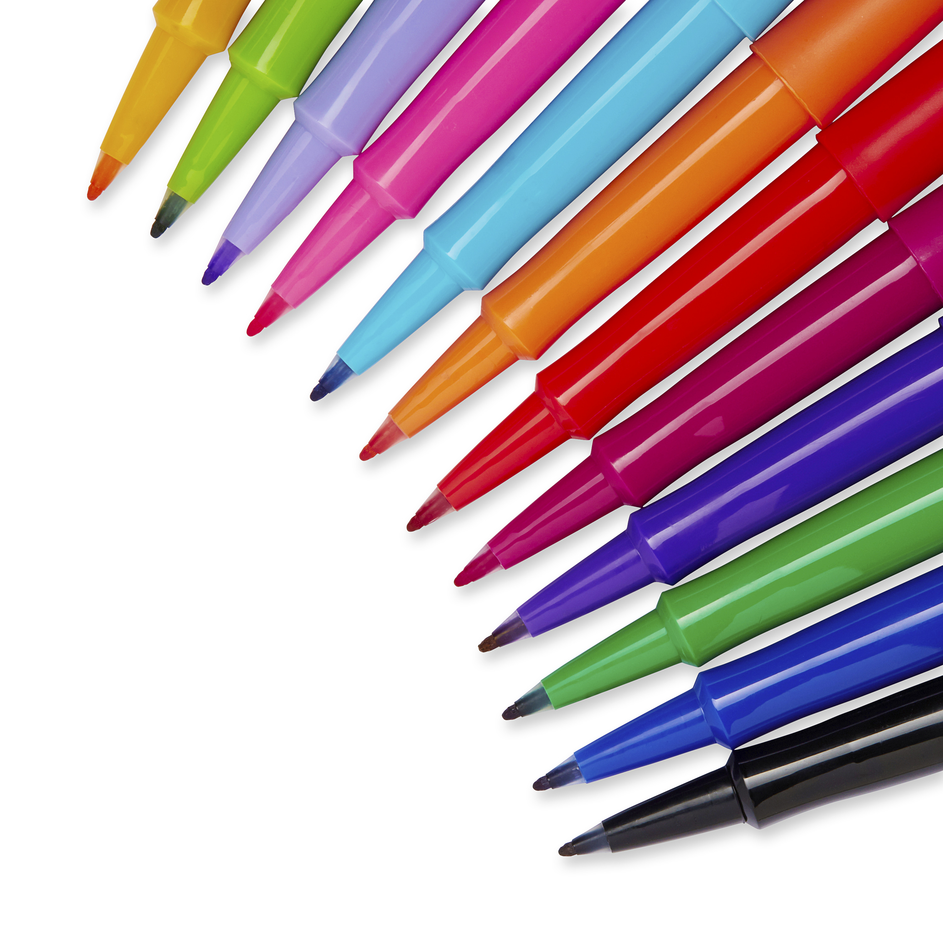 Paper Mate Flair Felt Tip Pens, Medium Point (0.7mm), Assorted Colors, 12 Count - image 4 of 11