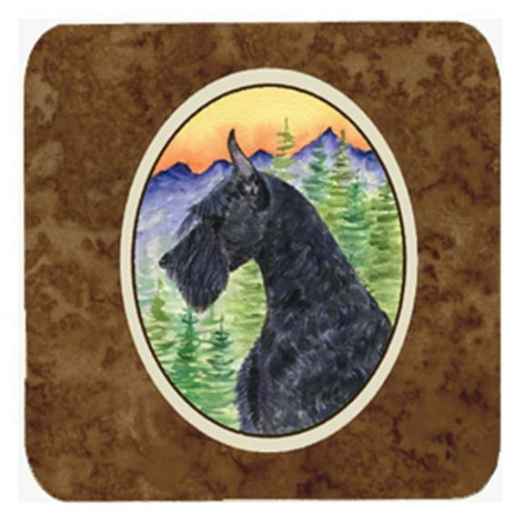 Schnauzer Foam Coasters - Set Of 4